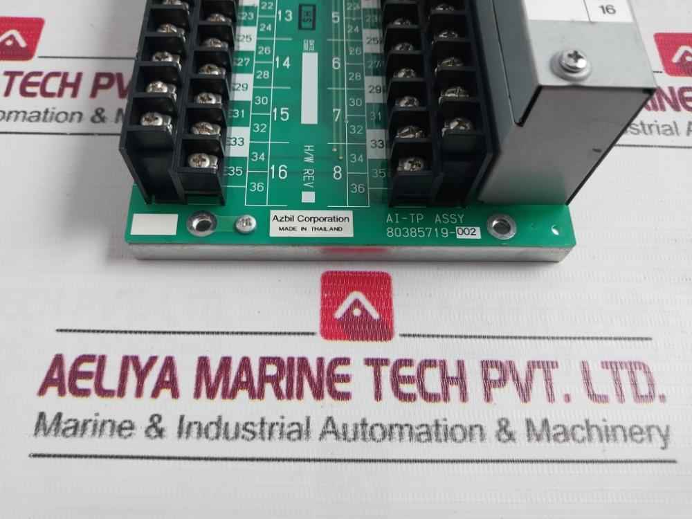 Azbil 80385719-002 Terminal Block Module Ea100980051