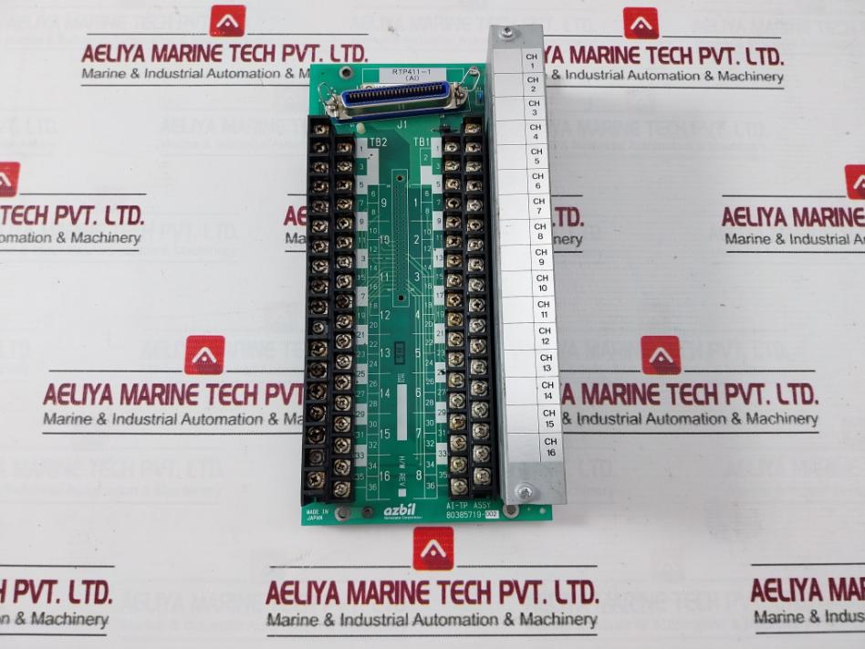 Azbil 80385719-002 Terminal Block Module Has-rtp11 H: F