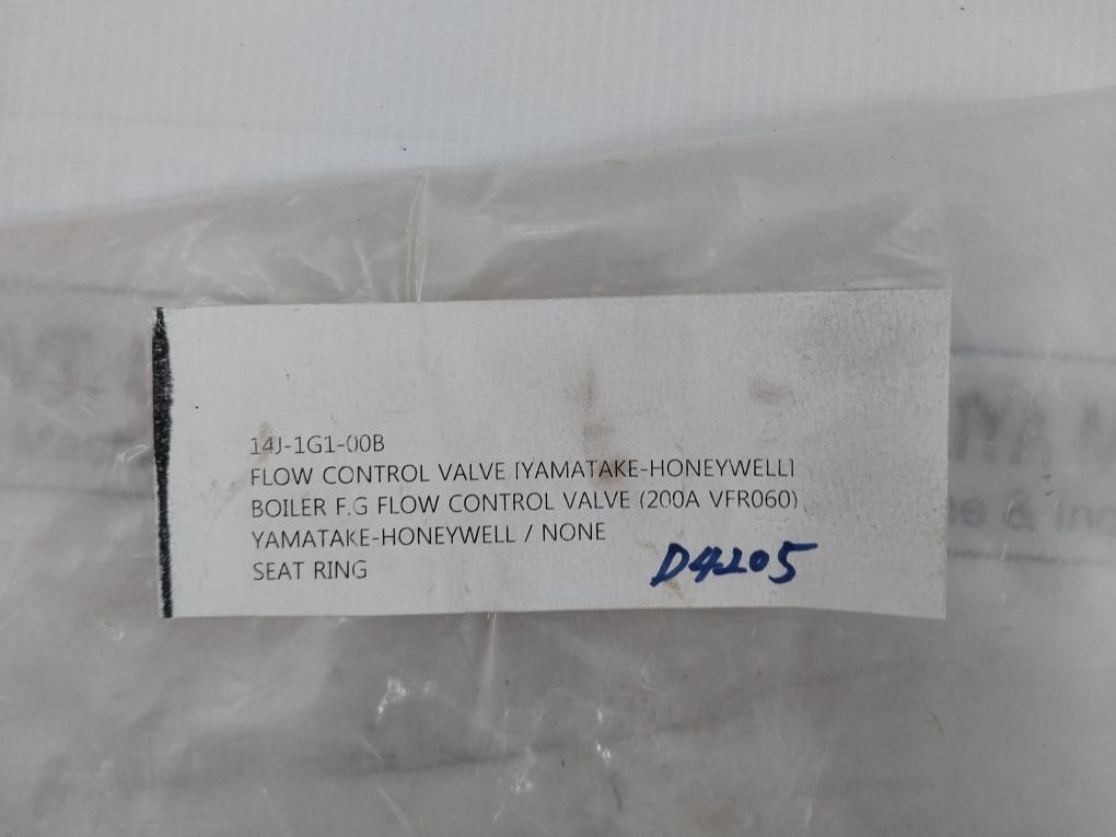Azbil 82572335-10700 Boiler F.G. Flow Control Valve Seat Ring Set 14J-1G1-00B