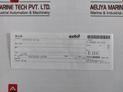 Azbil 82572335-10700 Boiler F.G. Flow Control Valve Seat Ring Set D4201 Div.4