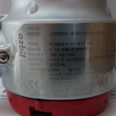 Azbil Advanced Differential Pressure Transmitter At9000 140 Kg/Cm2