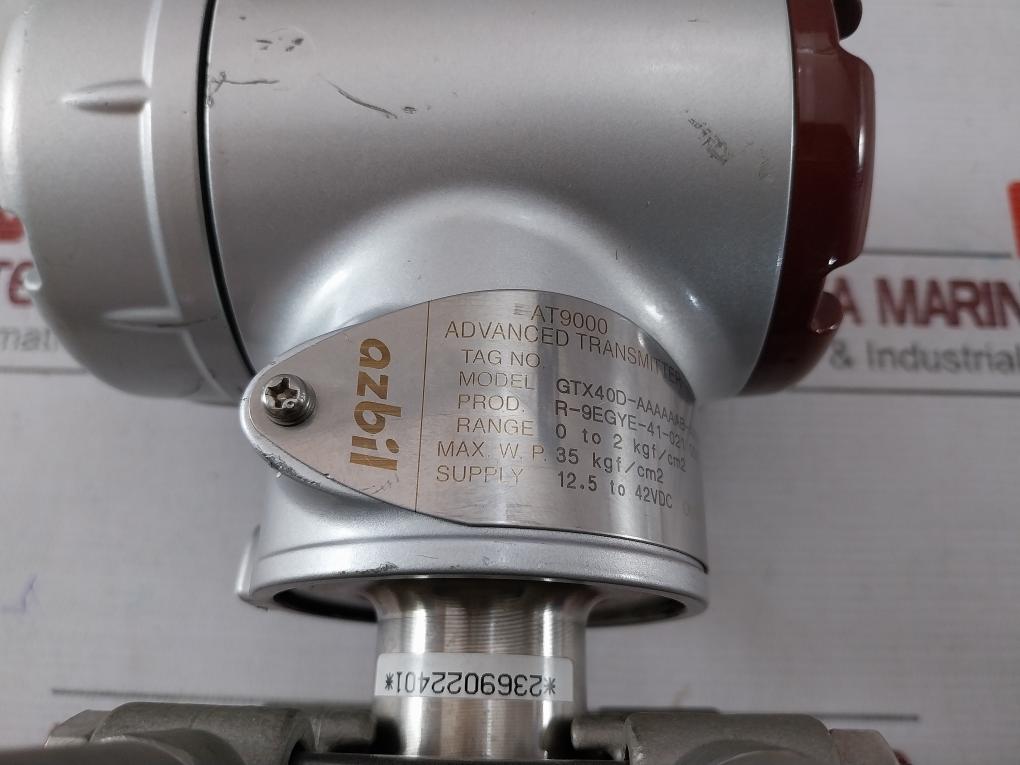 Azbil At9000 Advanced Pressure Transmitter 2369022401 0 To 2 Kgf/Cm2