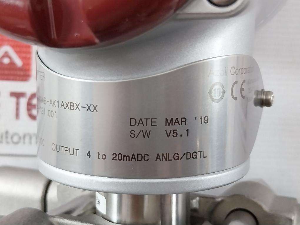 Azbil At9000 Advanced Pressure Transmitter 10Mpa 12.5 To 42Vdc Jk8H
