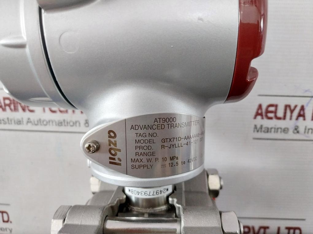 Azbil At9000 Advanced Pressure Transmitter 10Mpa 12.5 To 42Vdc Jk8H