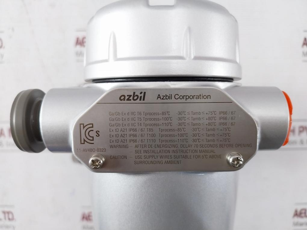 Azbil At9000 Advanced Pressure Transmitter 10Mpa 12.5 To 42Vdc Jk8H