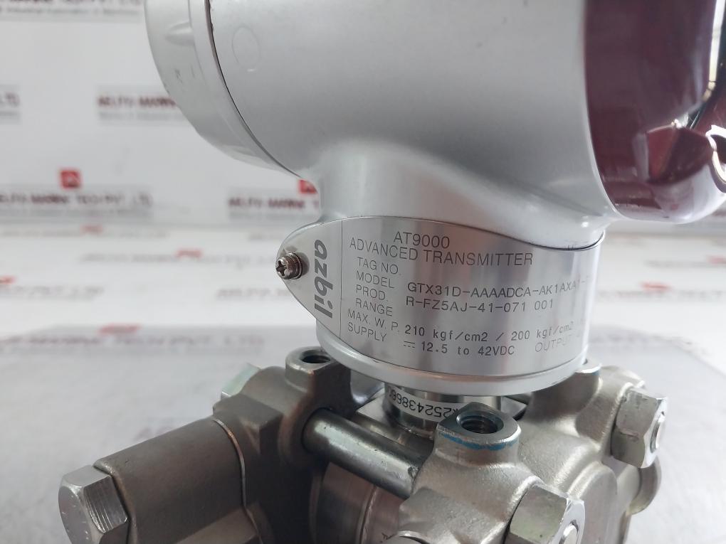 Azbil At9000 Advanced Transmitter Gtx31D-aaaadca-ak1Axa1-t1W1 12.5 To 42Vdc