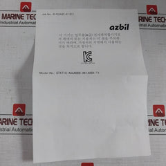 Azbil At9000 Advanced Transmitter Gtx71G-aaaabbb-ak1Axbx-t1 10Mpa 12.5-42Vdc