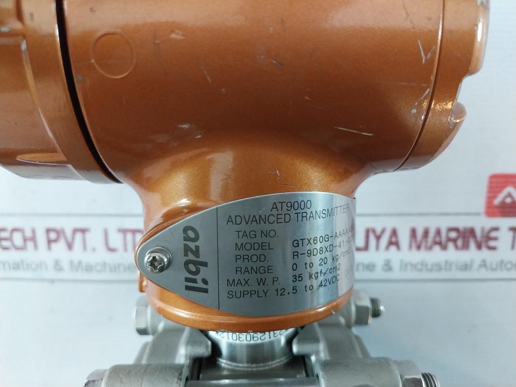 Azbil At9000 Differential Advanced Pressure Transmitter R1T1W1 0 To 20 Kg/Cm2