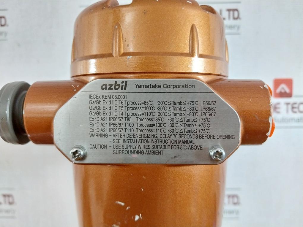Azbil At9000 Differential Advanced Pressure Transmitter W.P. 35 Kgf/Cm2 V2.6