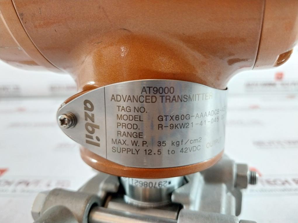 Azbil At9000 Differential Advanced Pressure Transmitter W.P. 35 Kgf/Cm2 V2.6