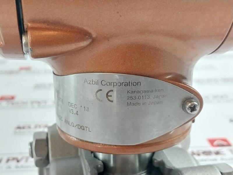 Azbil At9000 Differential Pressure Advanced Transmitter V3.4 12.5 To 42v Dc