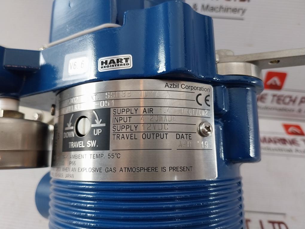 Azbil Avp302 Digital Smart Valve Positioner 12Vdc Rjylkl41051001