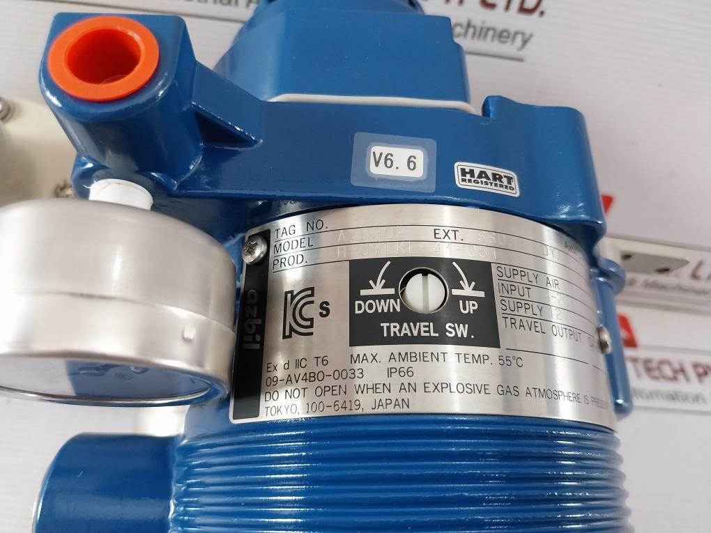 Azbil Avp302 Digital Smart Valve Positioner 12Vdc Rjylkl41051001