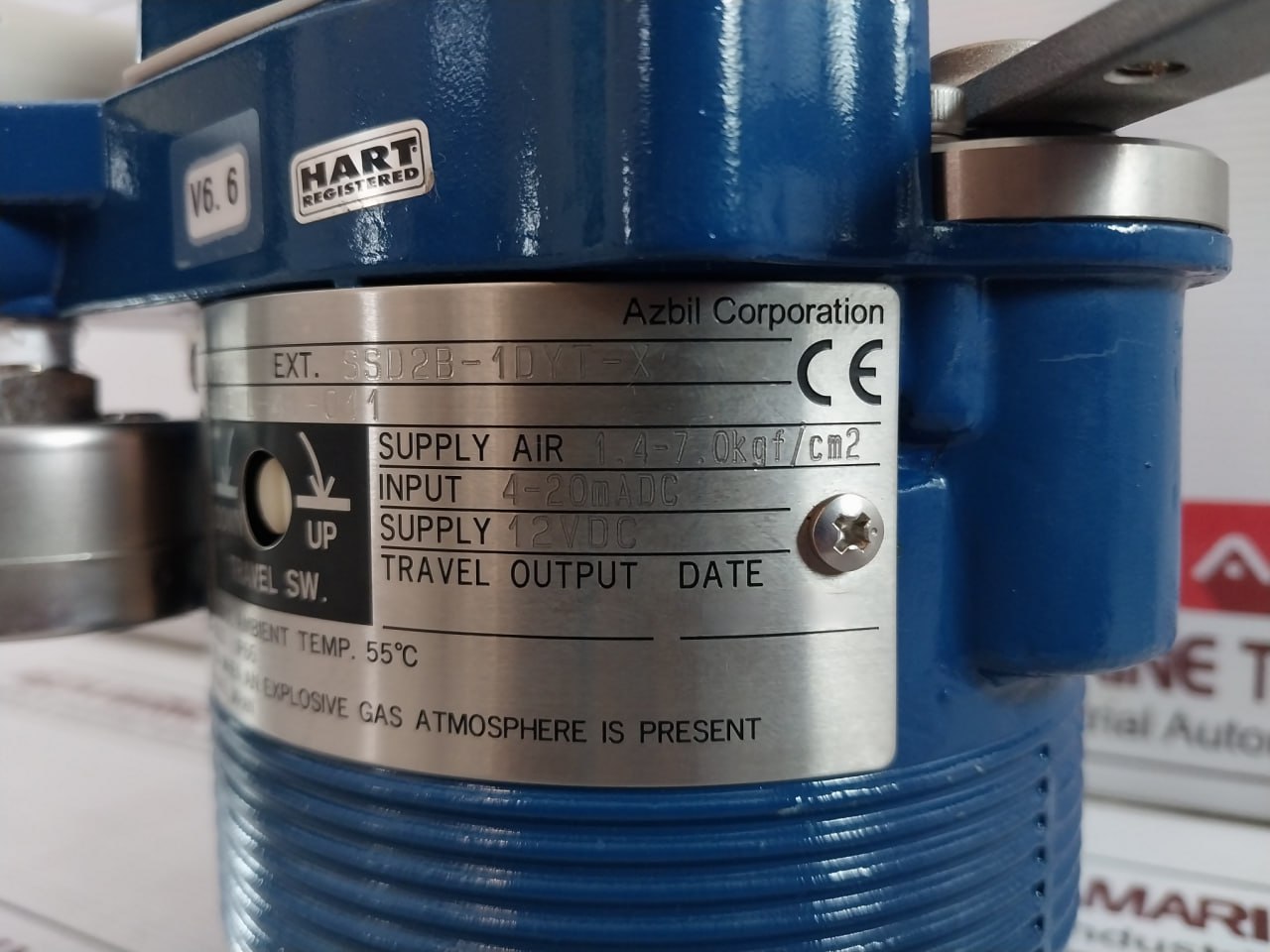 Azbil Avp302 Smart Valve Positioner 4–20 Ma Dc 12 Vdc Ssd2B-1Dyt-x Ip66 V6.6