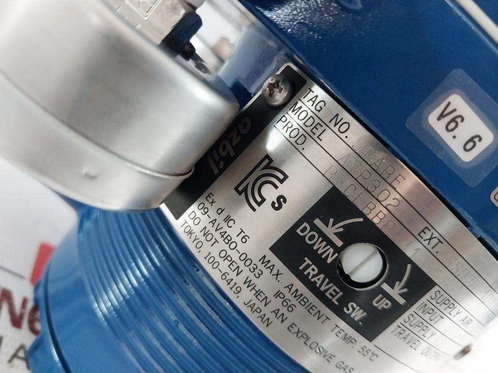 Azbil Avp302 Smart Valve Positioner With Air Regulator Kz03-2A 12Vdc Ip66