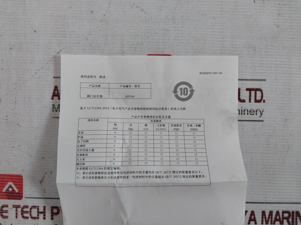 Azbil Avp302 Smart Valve Positioner With Air Regulator Kz03-2A 12Vdc Ip66