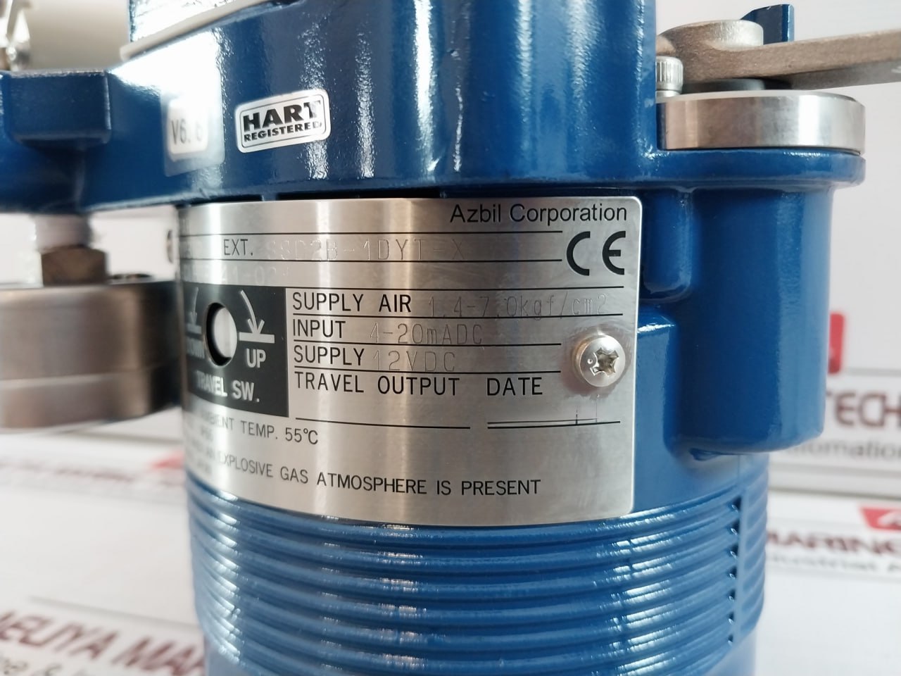 Azbil Avp302 Smart Valve Positioner With Air Regulator Kz03-2A 12Vdc Ip66