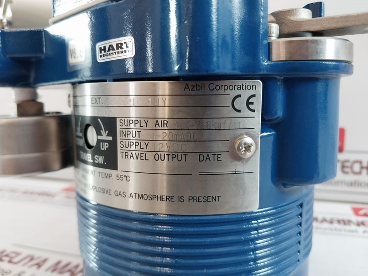 Azbil Avp302 Smart Valve Positioner With Air Regulator Kz03-2A 12Vdc Ip66