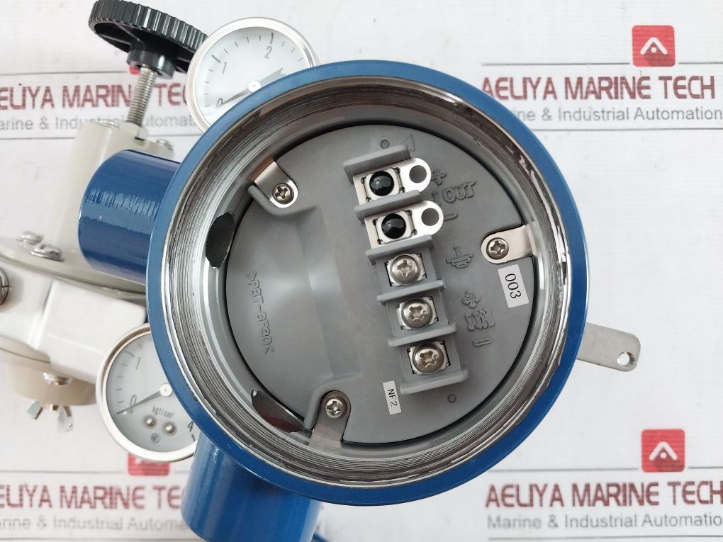 Azbil Avp302 Smart Valve Positioner With Air Regulator Kz03-2A 4-20Madc 12Vdc 2B