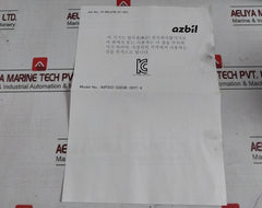 Azbil Avp302 Smart Valve Positioner With Air Regulator Kz03-2A Ip66 12Vdc 970Kpa