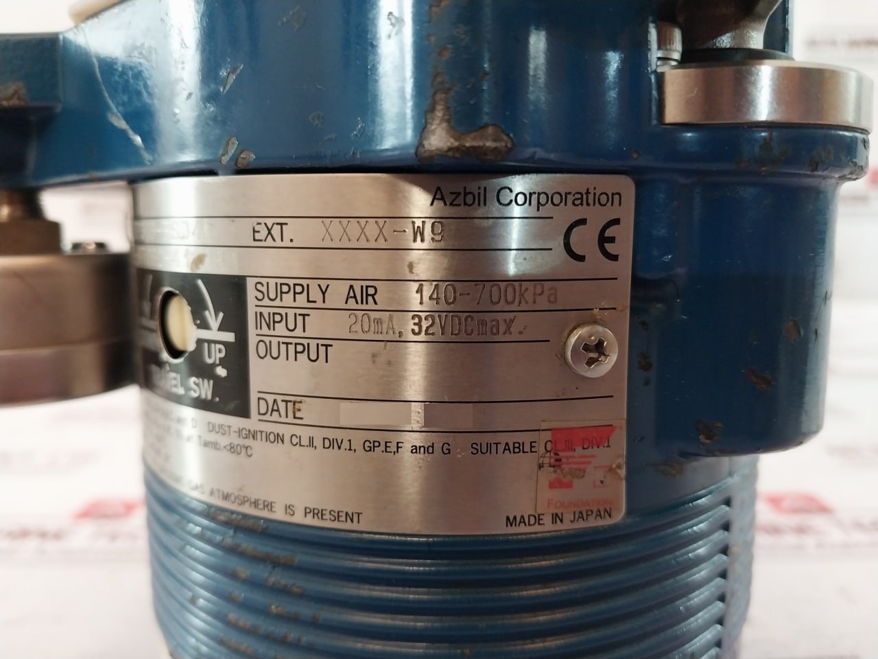 Azbil Avp303-fsd4A Smart Valve Positioner Ip66 140-700Kpa 20Ma, 32Vdc