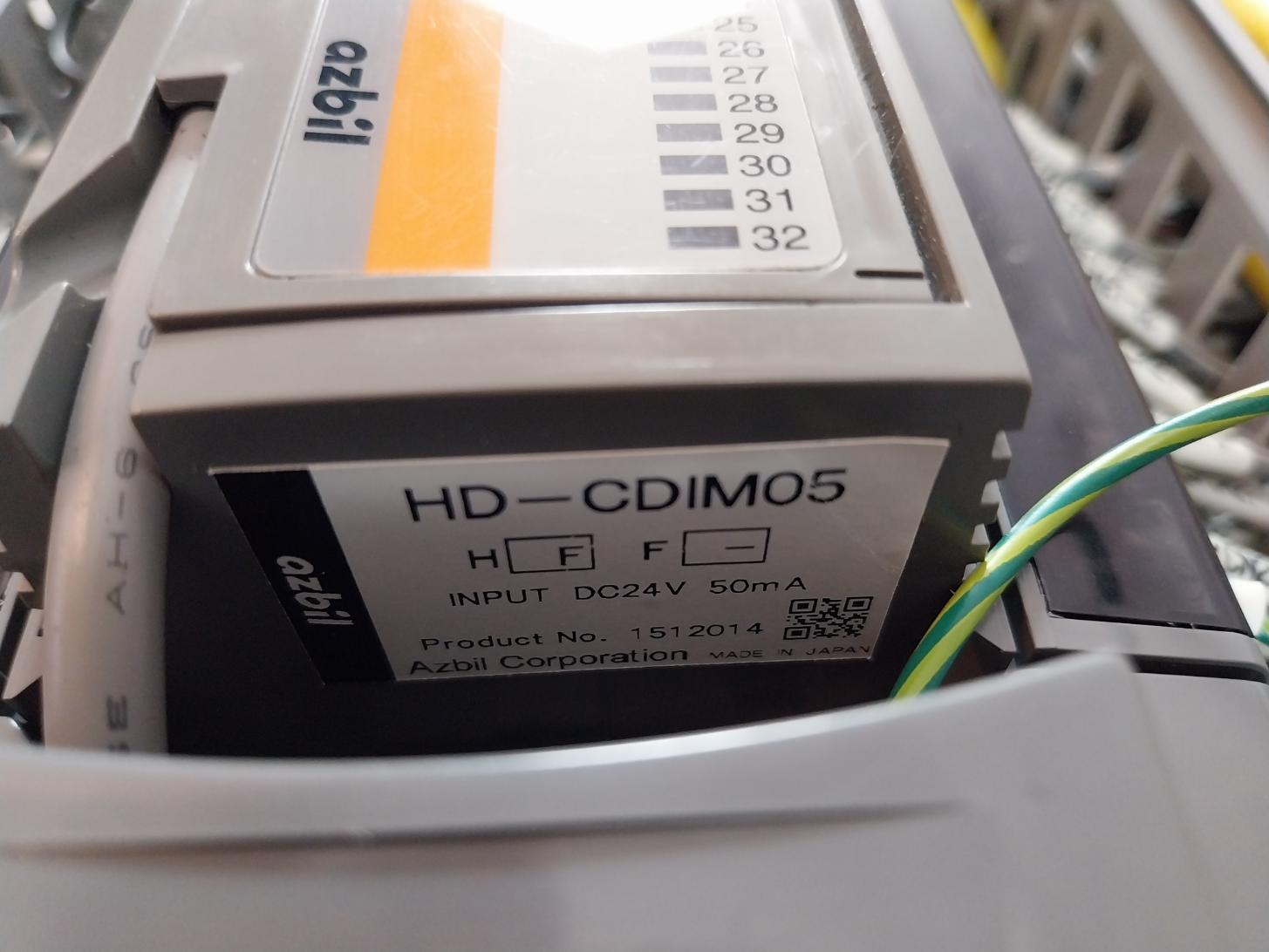 Azbil Hd-cdim05 Digital Input Module Hd-caom00 Hd-cxad21 Dc24V 90Ma Rev.E