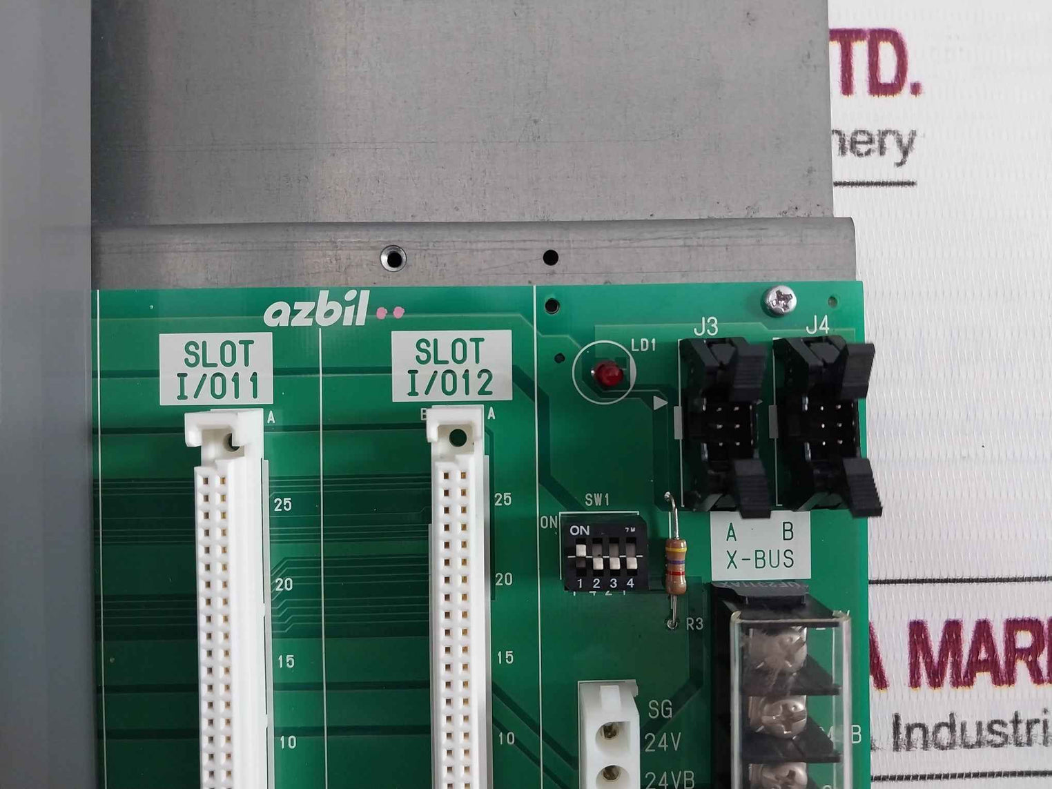 Azbil Hd-ham100-5 I/O Module System With Cabling Set 24V 0.48A Has-rsl60