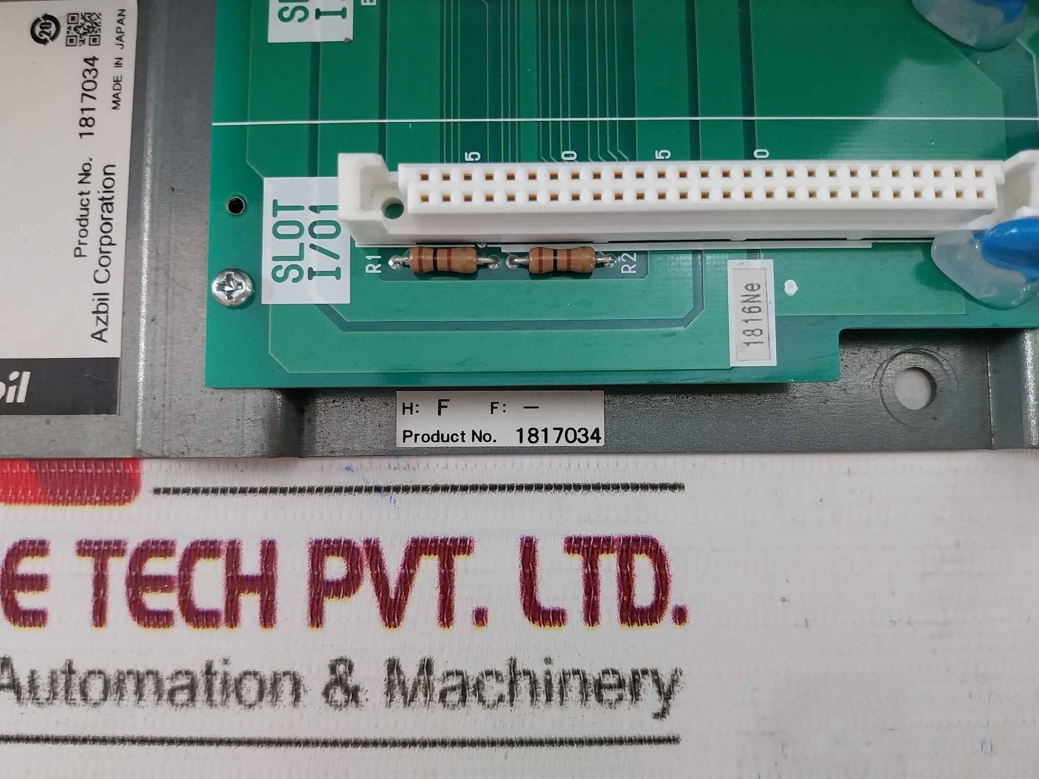 Azbil Hd-ham100-5 I/O Module System With Cabling Set Has-rsl50 24V 0.48A 