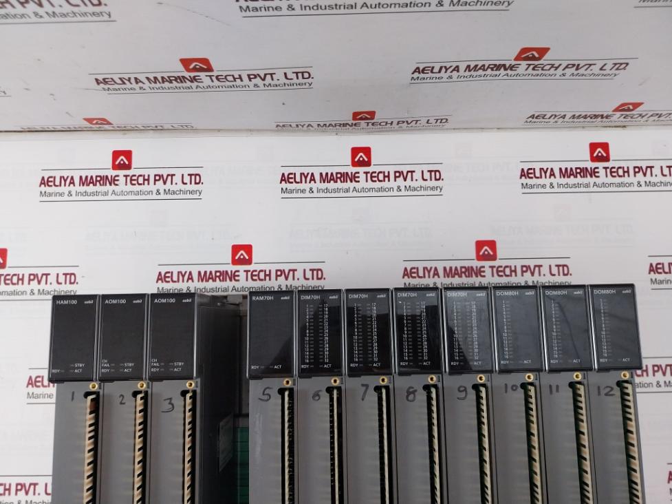 Azbil Hd-ham100-5 I/O Module System With Cabling Set Has-rsl50 24V 0.48A