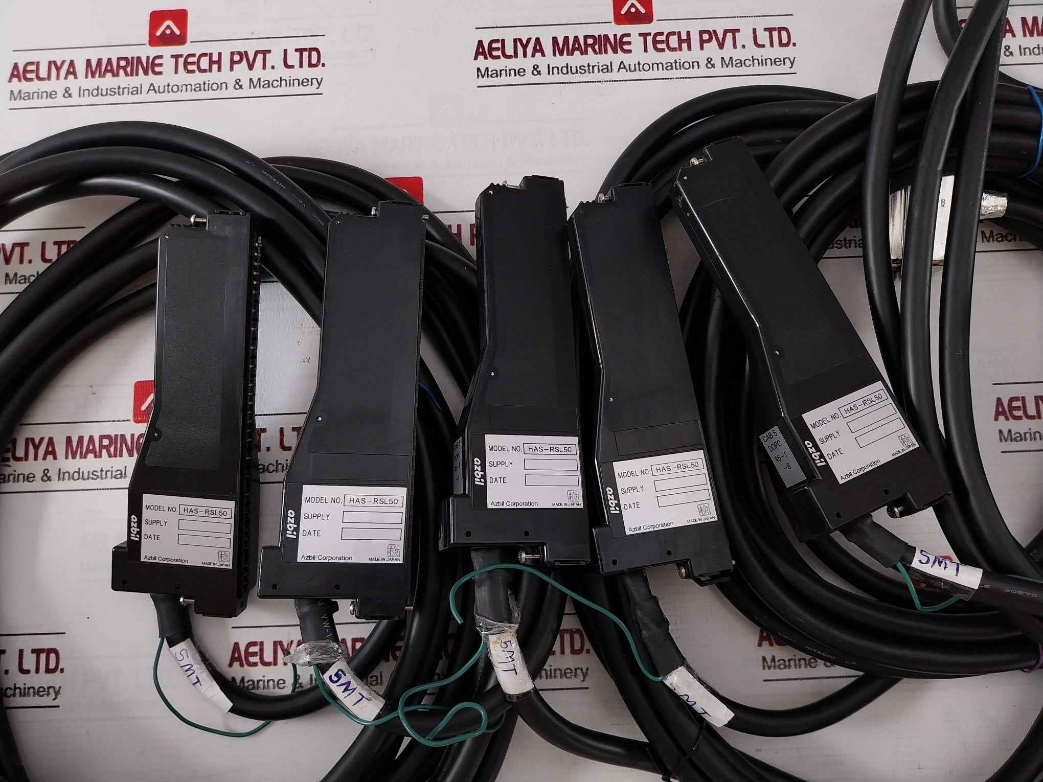 Azbil Hd-ham100-5 I/O Module System With Cabling Set Has-rsl50 24V 0.48A 