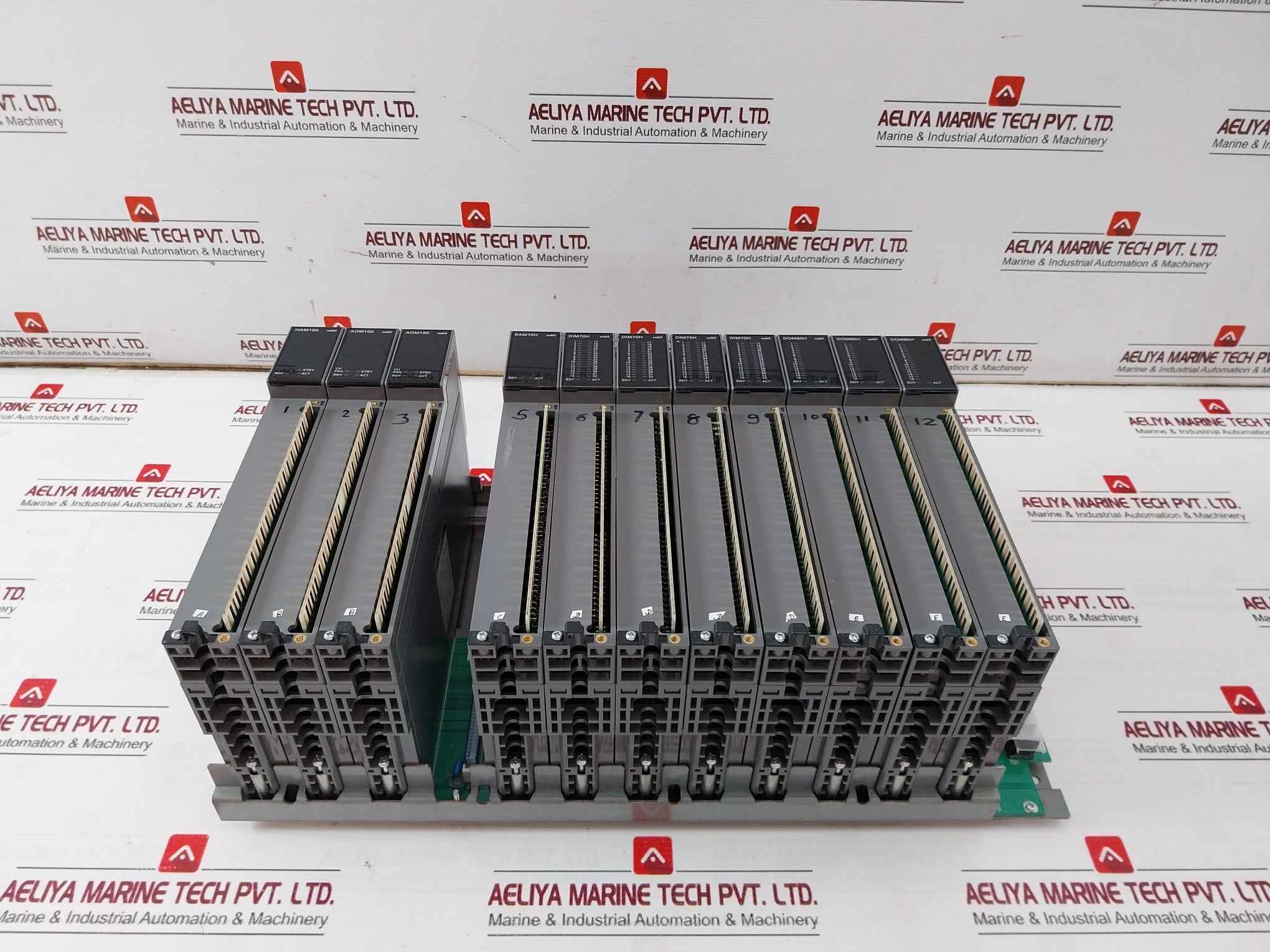 Azbil Hd-ham100-5 I/O Module System With Cabling Set Has-rsl50 24V 0.48A 