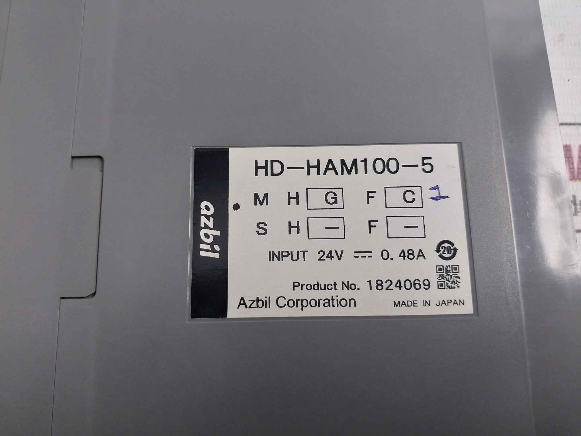 Azbil Hd-ham100-5 I/O Module System With Cabling Set Has-rsl50 Has-rsl55 24V