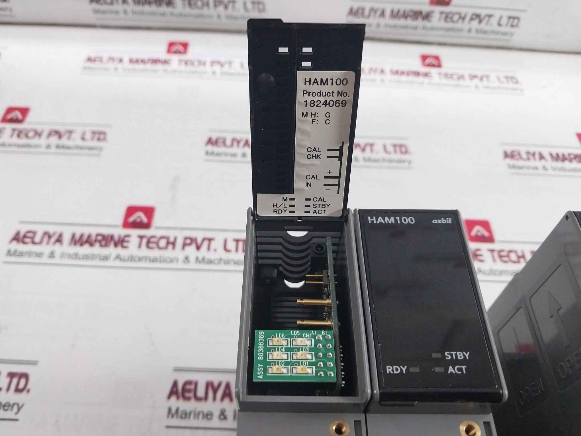 Azbil Hd-ham100-5 I/O Module System With Cabling Set Has-rsl50 Has-rsl55 24V