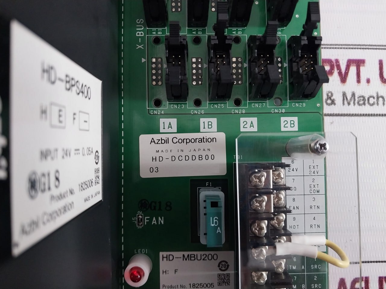 Azbil Hd-mbu200 Redundancy Fx-bus Assembly System Etm400 Msc400 Xbm400 Trm400