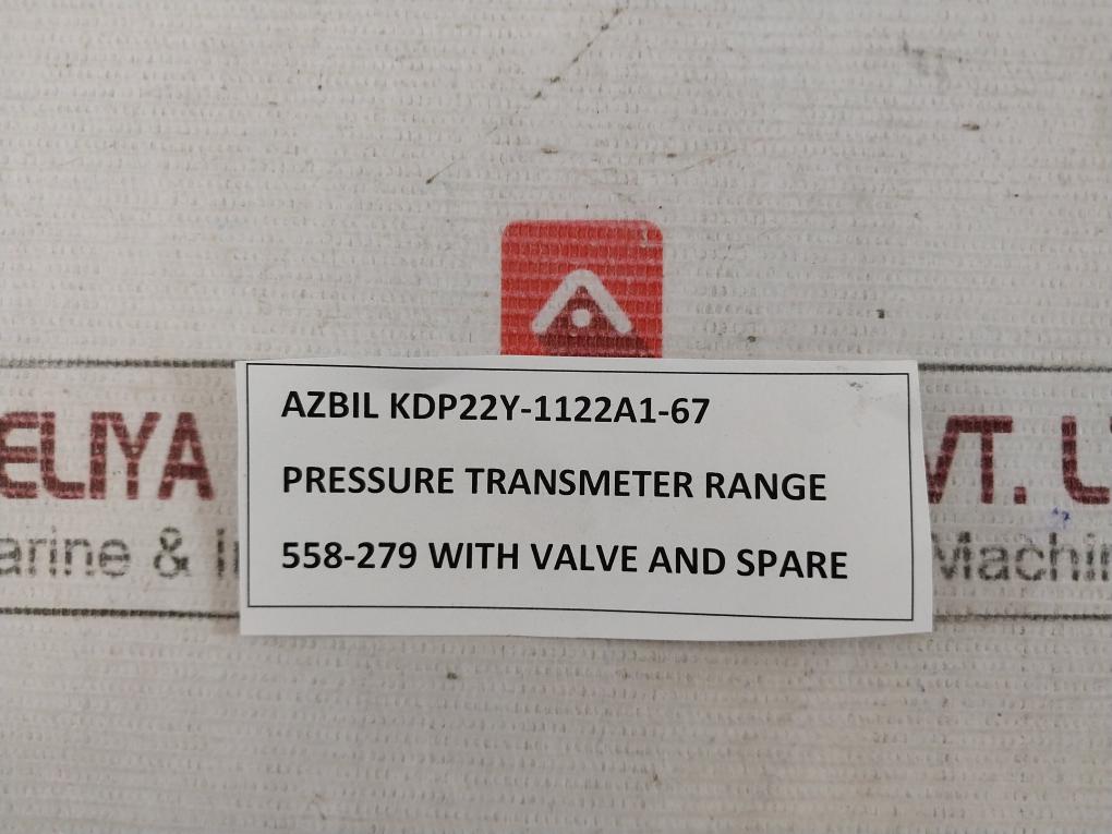 Azbil Kdp22Y-1122A1-67 Valve Manifold Block Mvg1 Sf Gz 0A0-000-02C