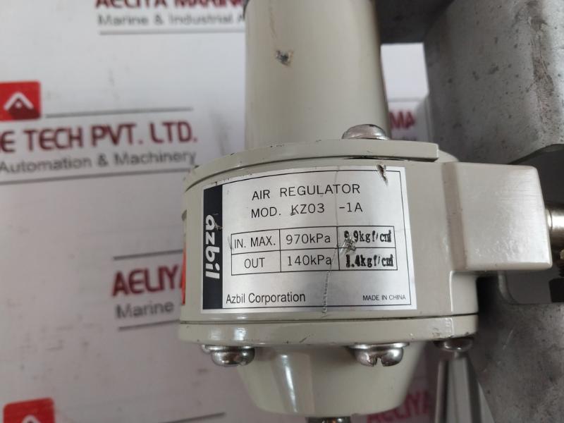 Azbil Kgpa12-03821A1T-7G Pressure Indicating Controller Kz03-1A 1.4 Kgf/Cm2