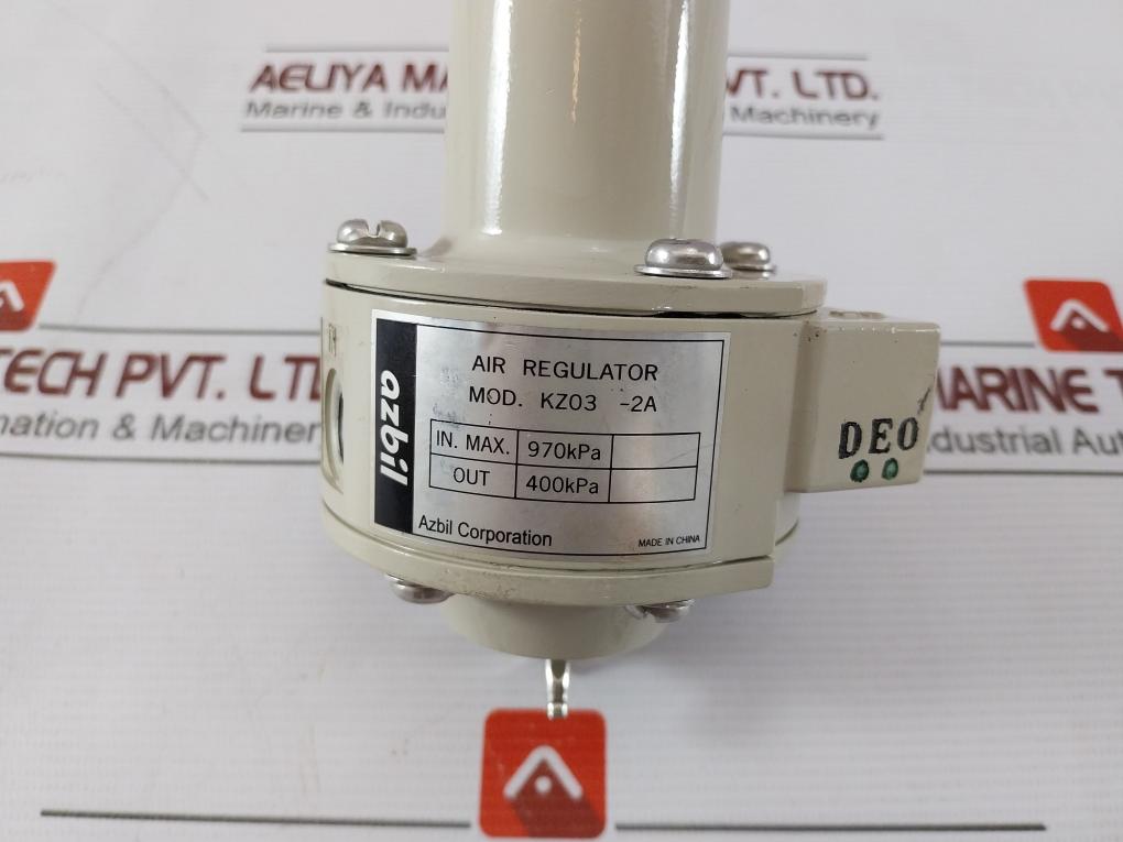 Azbil Kz03-2A Air Regulator 970Kpa 400Kpa