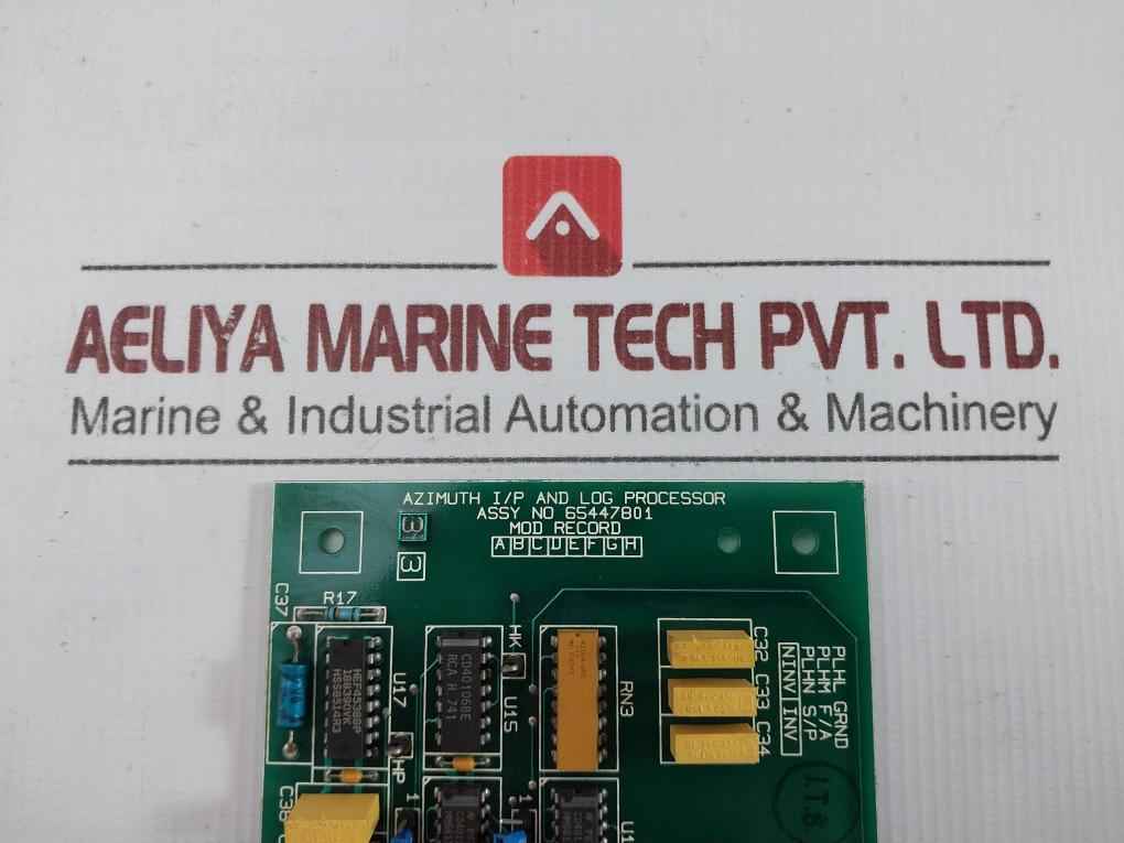 Azimuth I/P And Log Processor Control Board 65447801