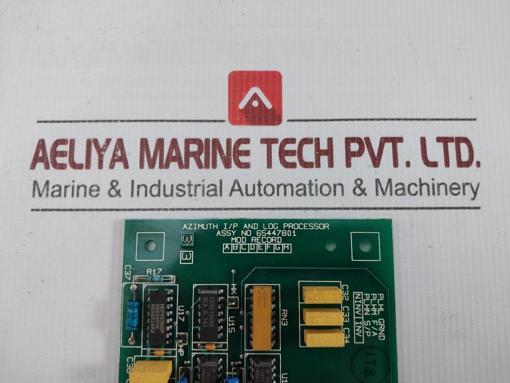 Azimuth I/P And Log Processor Control Board 65447801