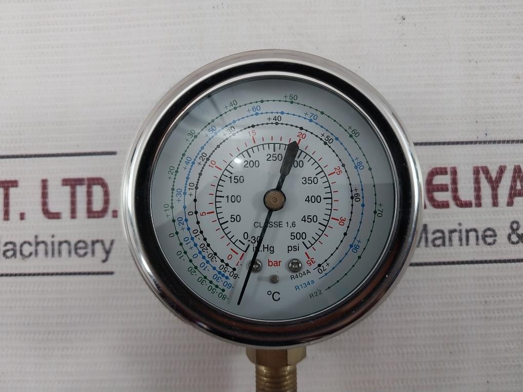 B-39626 Refrigeration Gauge -30 To 500 Psi 63Mm