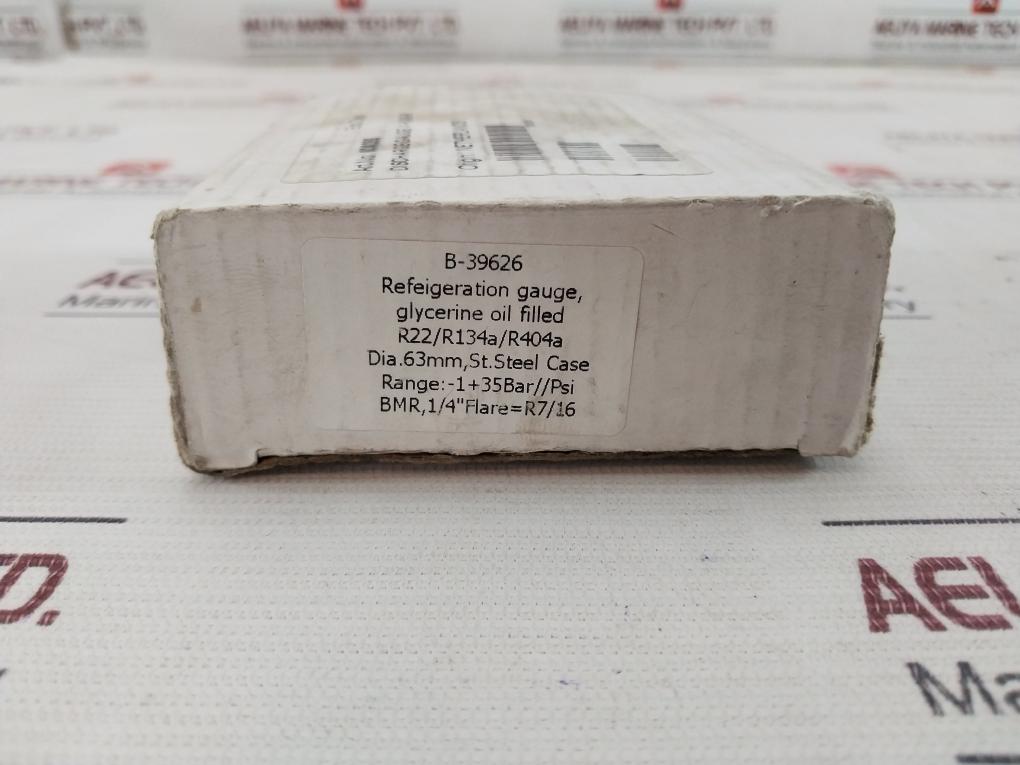 B-39626 Refrigeration Gauge -30 To 500 Psi 63Mm