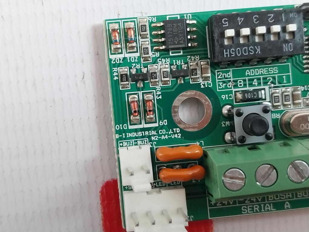 B-I industrial N2-A4-V42 PCB w/ KSL 16SK2-1 Switch Set