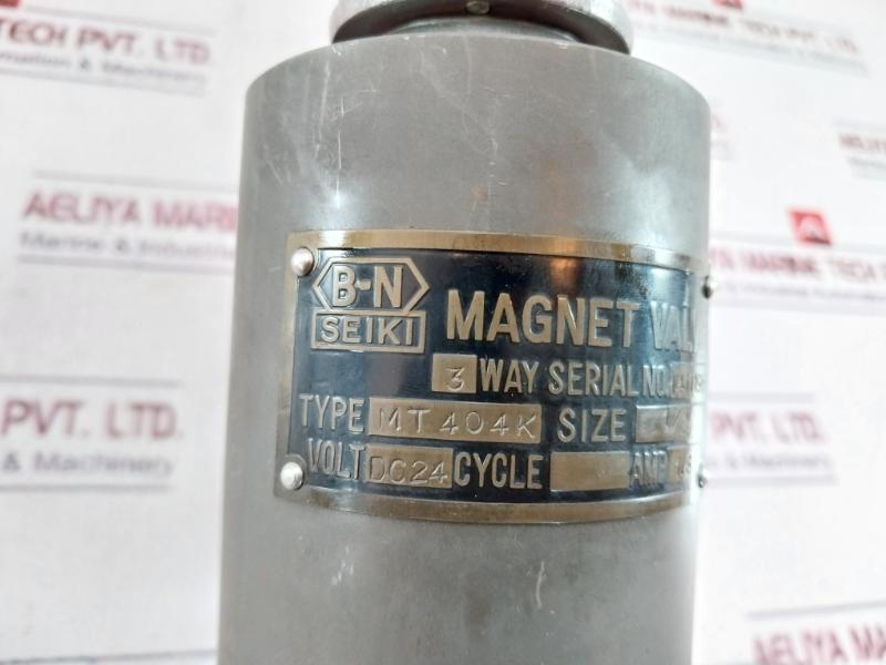 B-n Seiki Mt404K 3 Way Magnet Valve Dc24 1.8 Amp