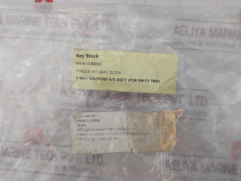 B-n Seiki Mt404K 3 Way Magnet Valve Dc24 1.8 Amp