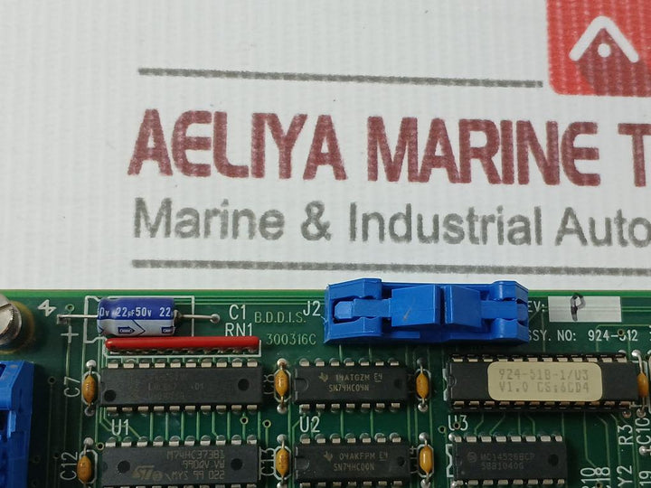 B.D.D.I.S. 300316C Pcb For Cpu System Rev P 041995