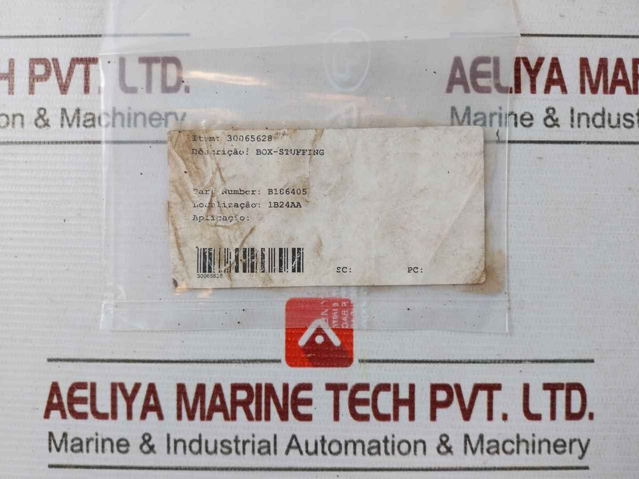 B186405 Box Stuffing Ring Flange Gland Seal Part Rev 01