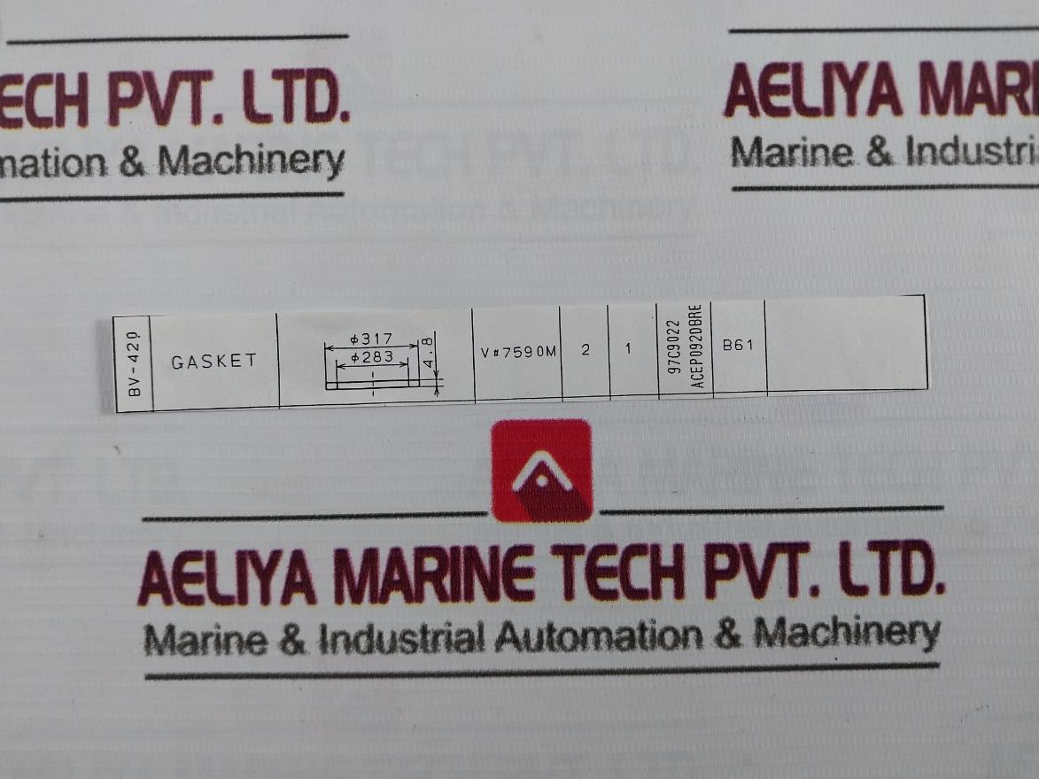 B61 Boiler Fg Emergency Shut Off V/V (Bv420) 436-810.001