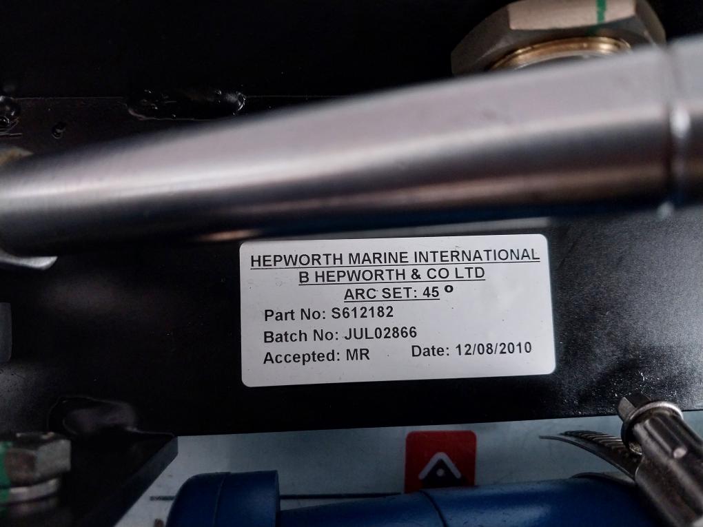 B Hepworth 10177104VF Viper Motor 220vDC Insulation Class B