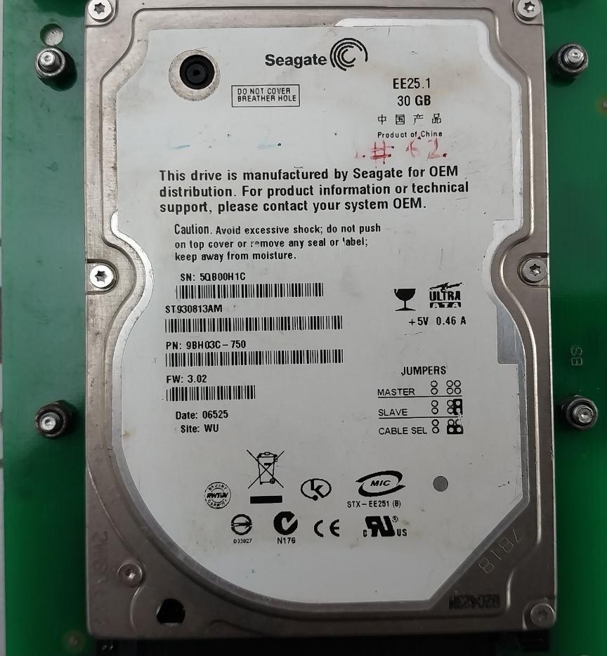 B&R 5A5001.15 Hard Drive Ee25.1 Rev C0