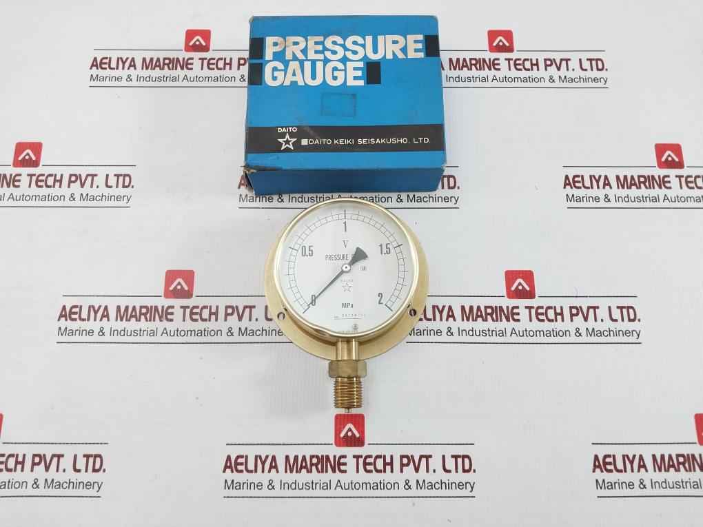 B S Pressure Gauge 0-2 Mpa Daito Keiki Seisakusho